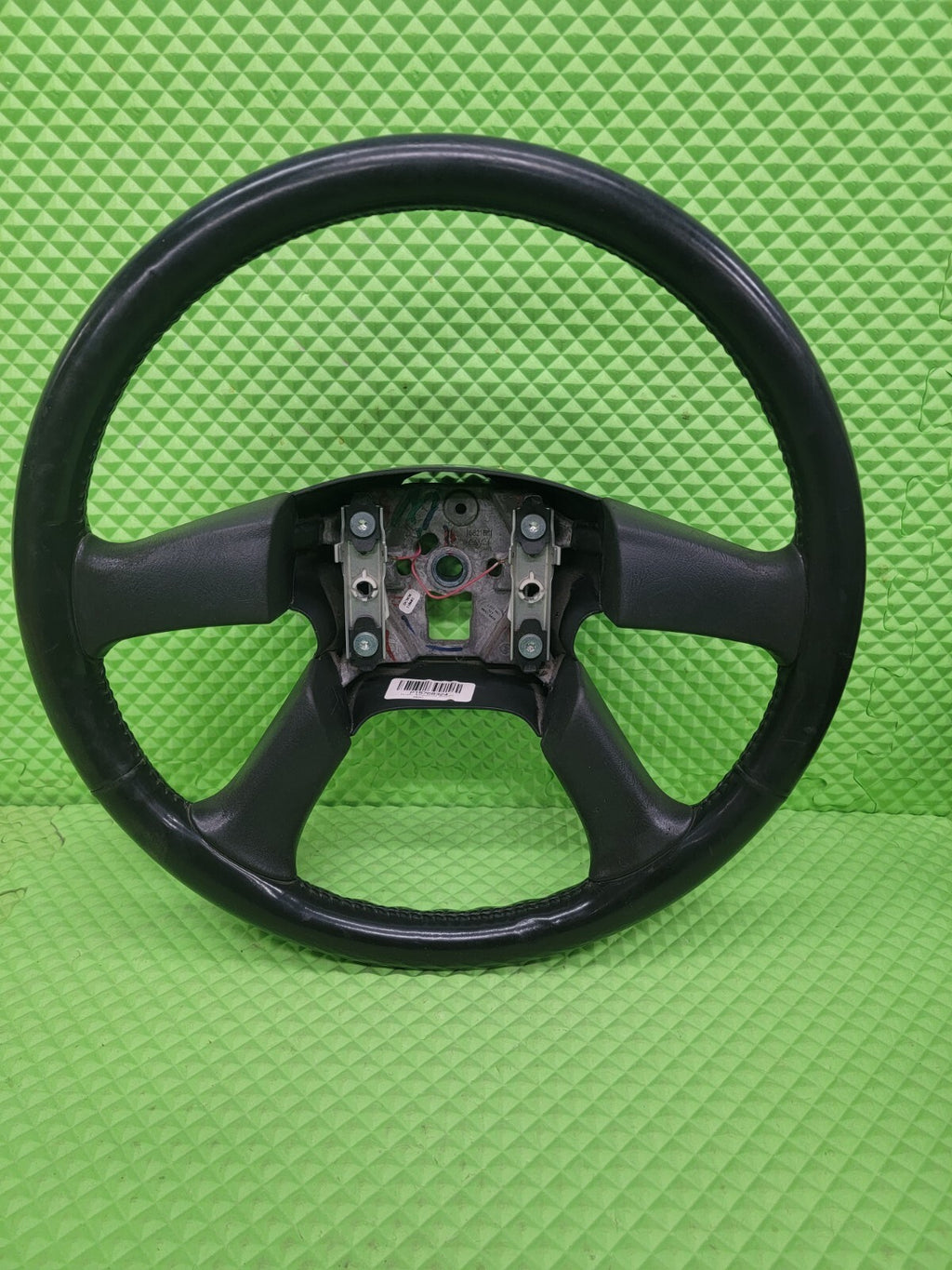 🔥03-06 SILVERADO SIERRA YUKON TAHOE SUBURBAN STEERING WHEEL LEATHER BLACK