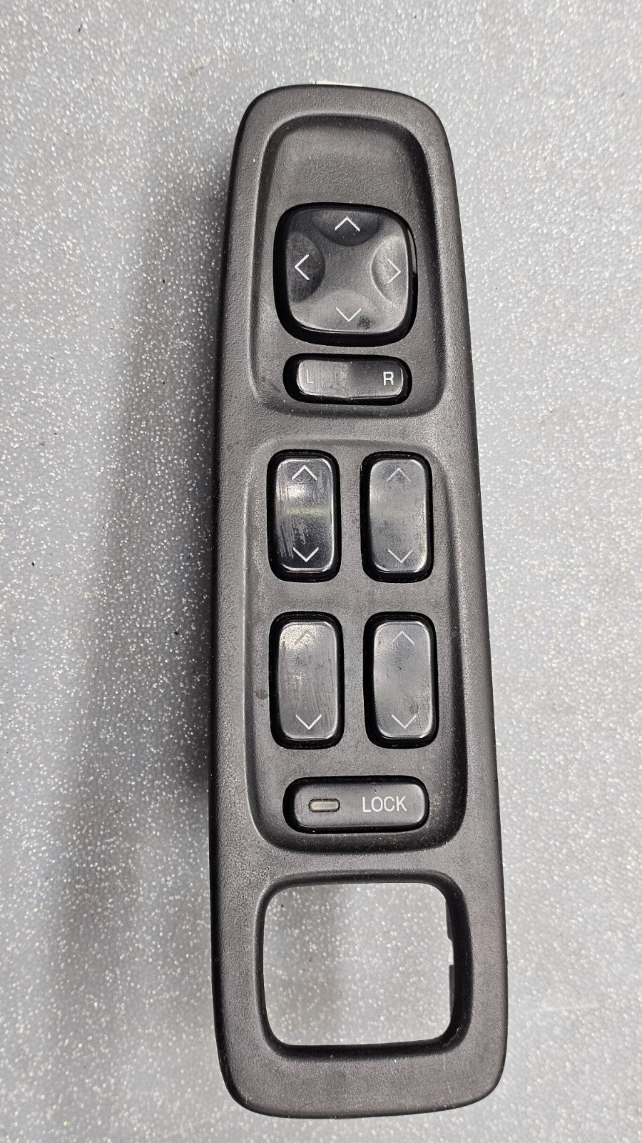 98-04 Deville Seville Left Driver Master Window Door Power Switch Assembly Black