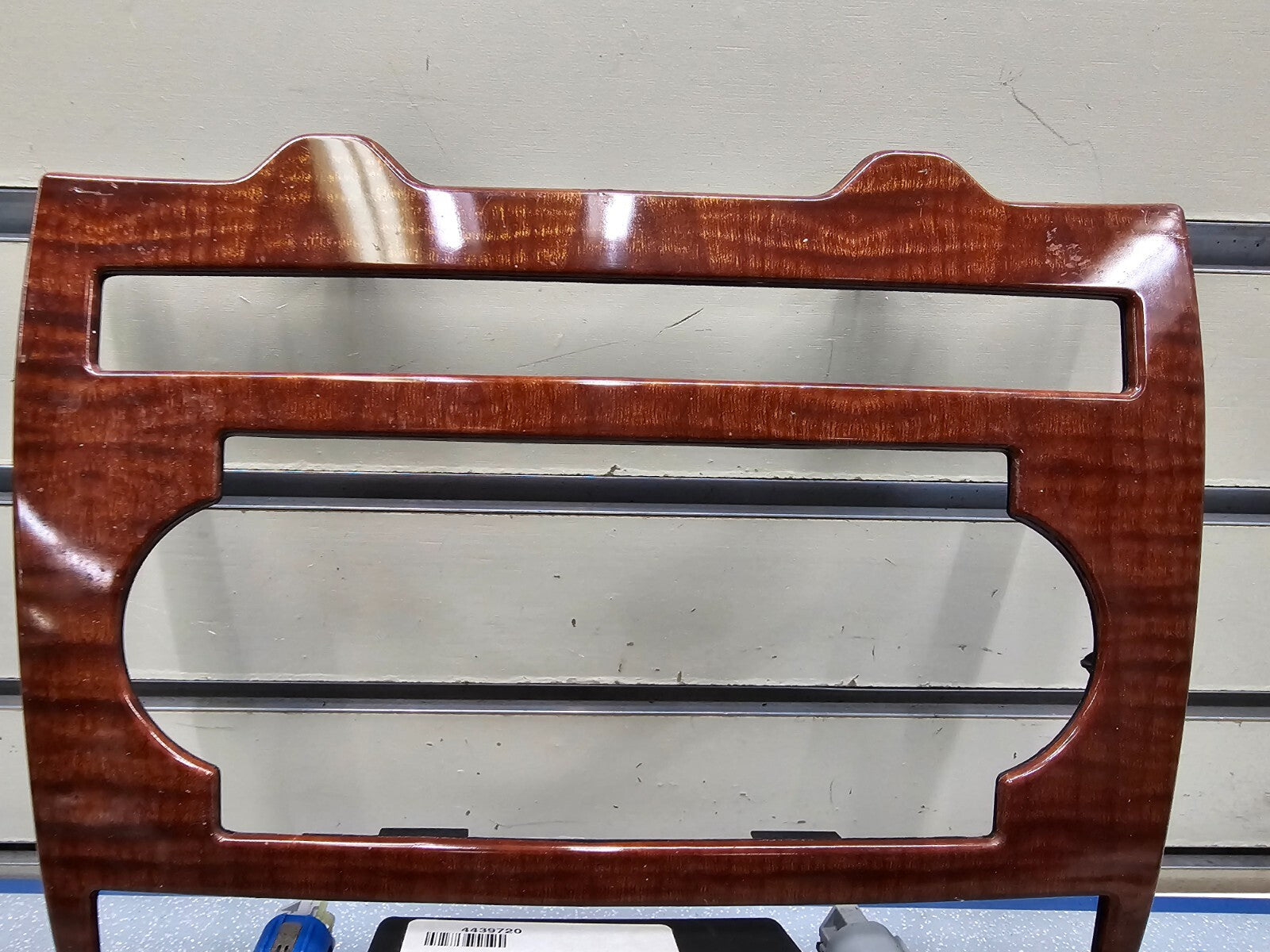 🔥05-07 JEEP GRAND CHEROKEE DASH PANEL RADIO SURROUND TRIM BEZEL WOODGRAIN OEM