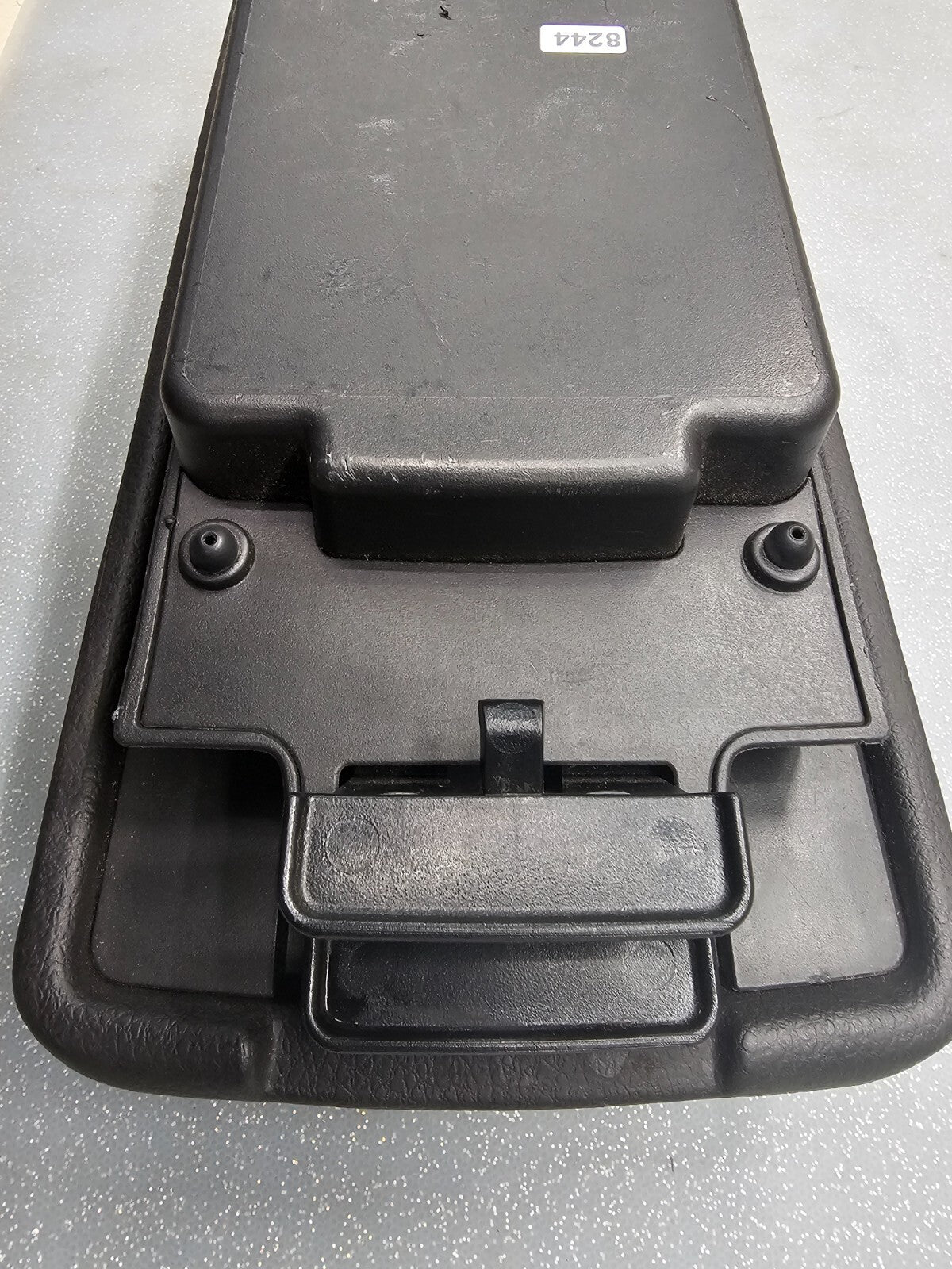 10-12 Fusion Milan Front Center Console Lid Armrest Cover Top Pad Assembly Black