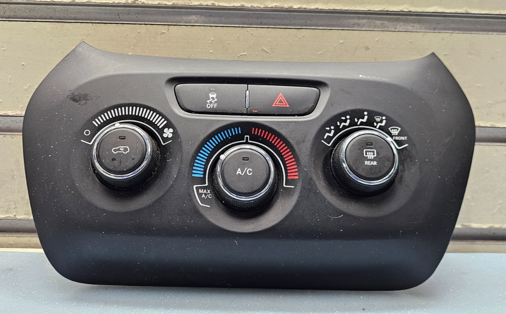 🔥15-18 Jeep Cherokee Dash AC HVAC A/C Heater Climate Temperature Control Black