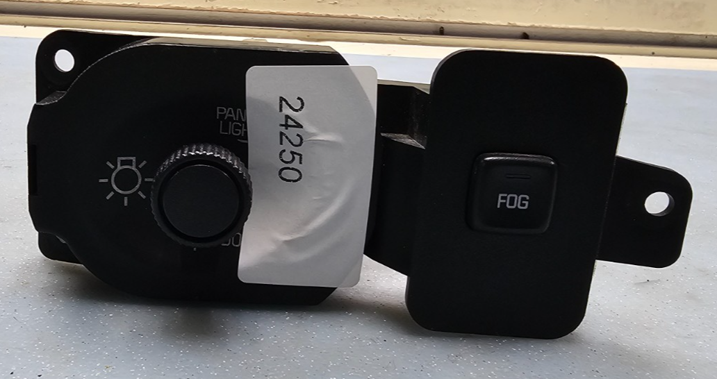 00-05 CHEVY IMPALA MONTE CARLO HEADLIGHT FOG HEAD LAMP LIGHT DIMMER SWITCH BLACK