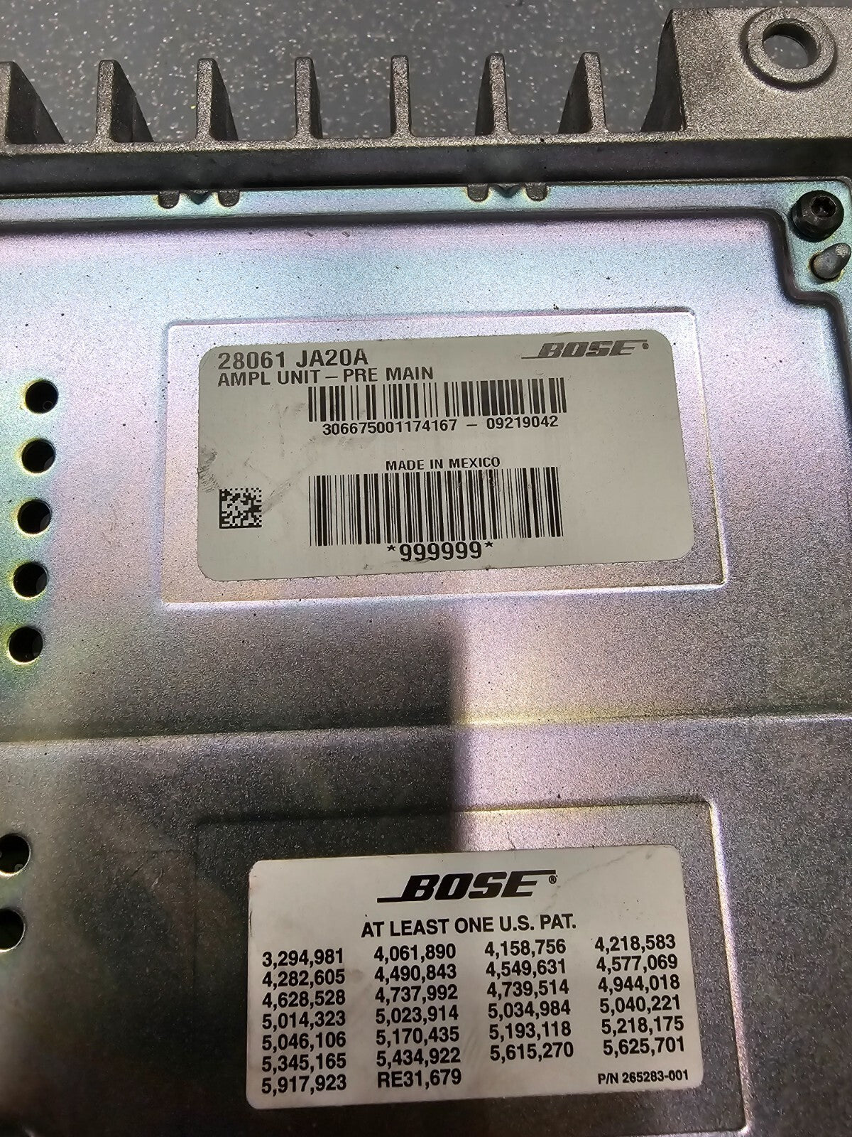🔥2007 - 2010 NISSAN ALTIMA BOSE AMPLIFIER AMP ASSEMBLY OEM