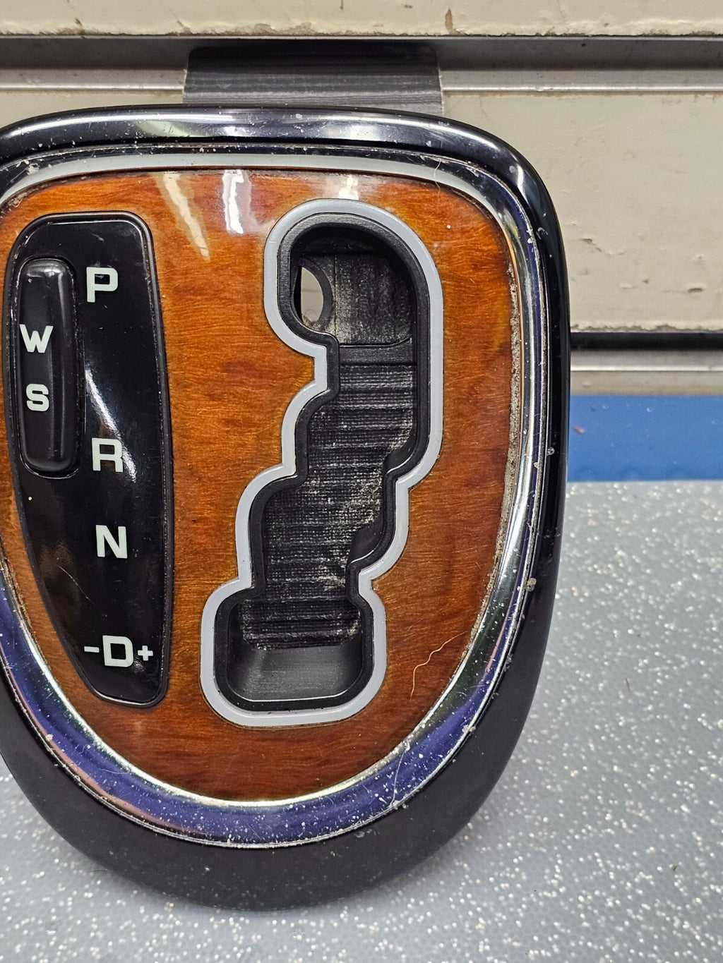 🔥00-06 Mercedes W220 S430 S500 S600 Gear Shifter Bezel Trim Indicator Wood OEM