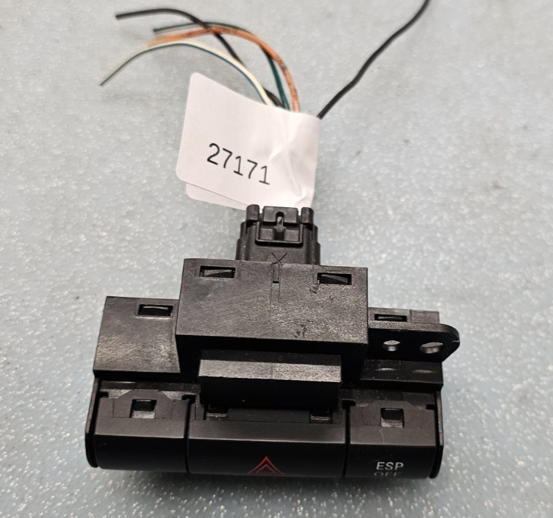 🔥09-10 Chrysler 300 Grand Caravan Hazard Warning Light Control Switch Black OEM