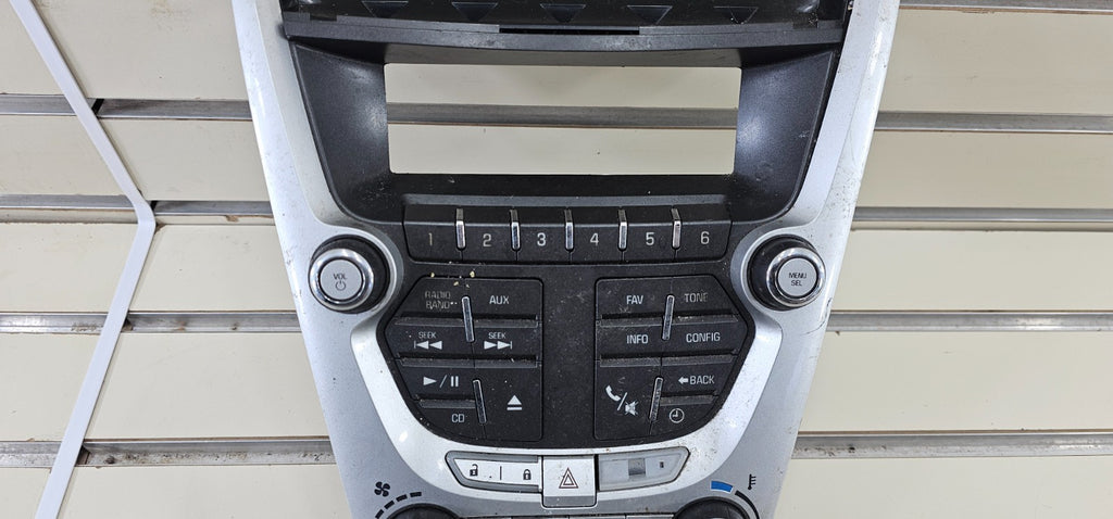 🔥10-11 Chevy Equinox Radio Stereo Display Climate Control Panel Bezel SILVER