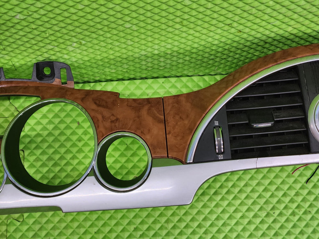 🔥2008-2012 BUICK ENCLAVE DASH INSTRUMENT CLUSTER BAZEL TRIM OEM WOODGRAIN