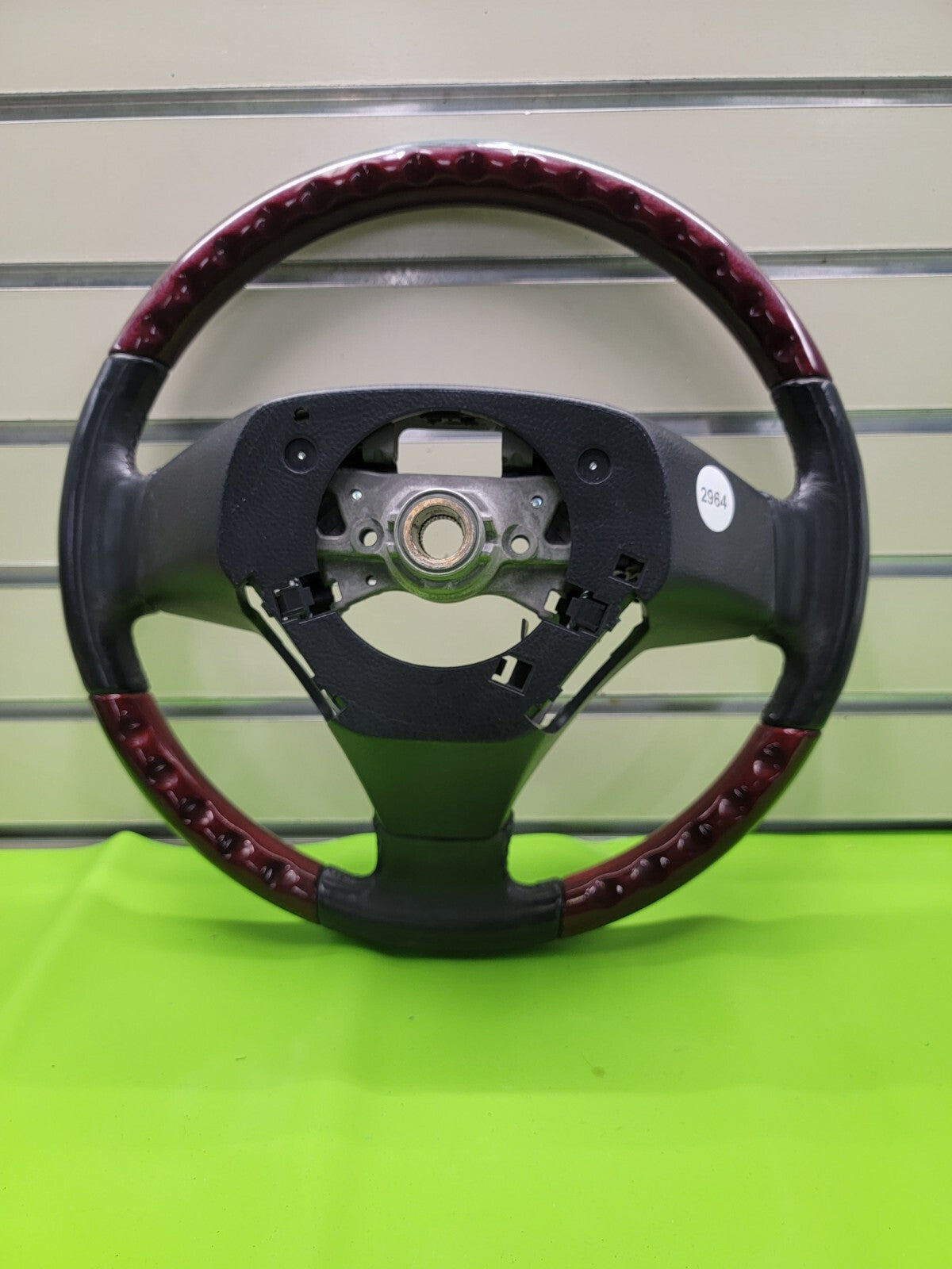 🔥06-11 Lexus GS300 GS350 GS430 Steering Wheel OEM Red Wood Black Leather OEM