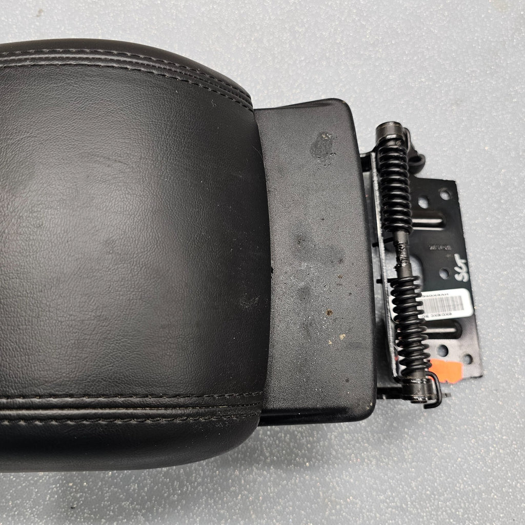 🔥13-16 DODGE DART CENTER CONSOLE ARM REST LID LEATHER BLACK TOP PAD COVER BLACK