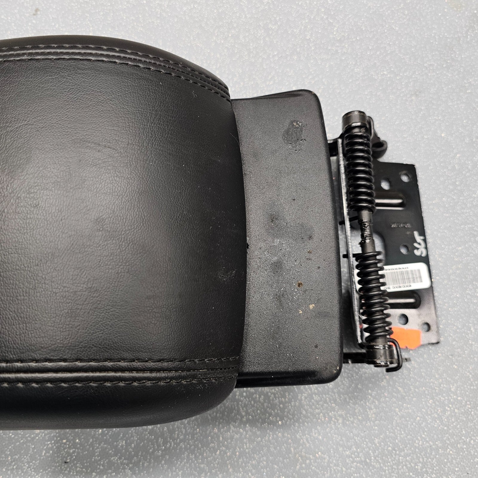 🔥13-16 DODGE DART CENTER CONSOLE ARM REST LID LEATHER BLACK TOP PAD COVER BLACK