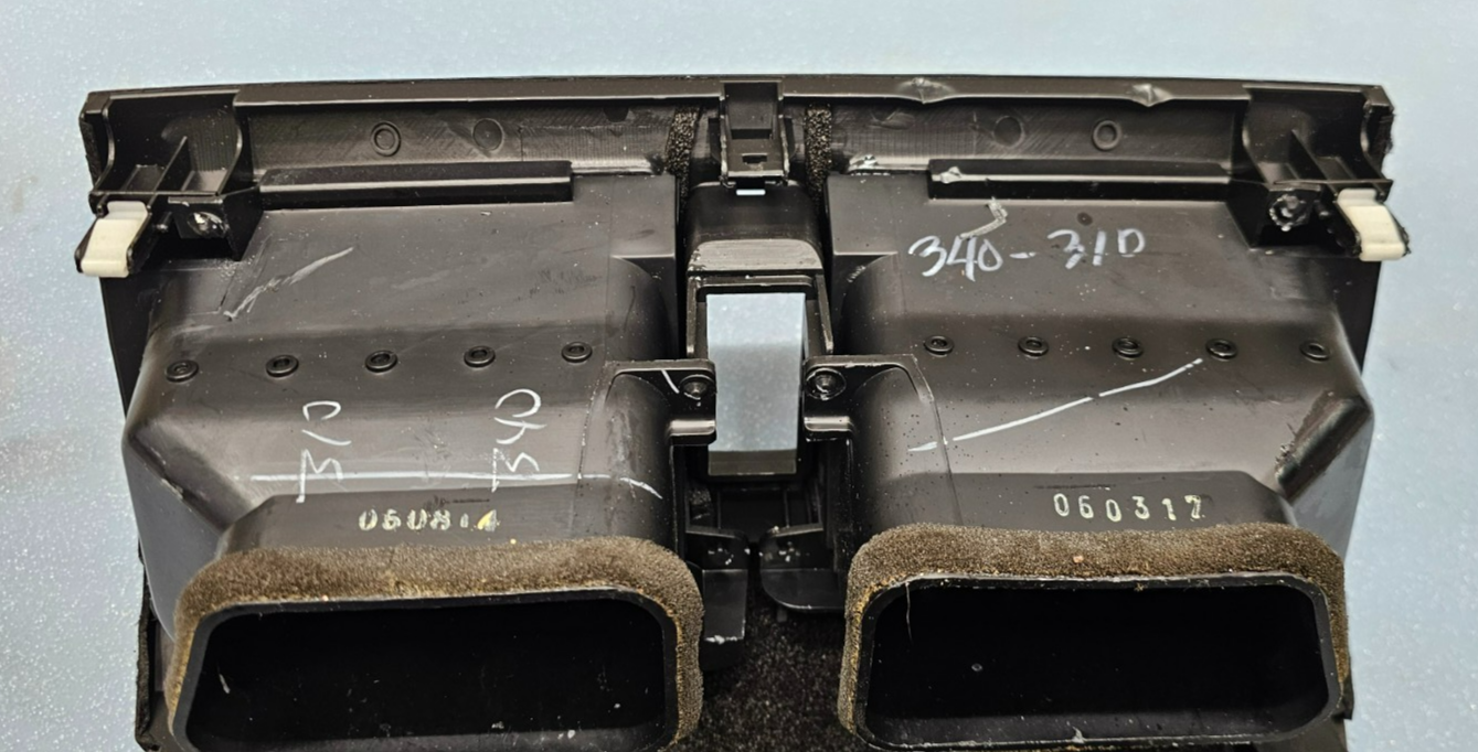 🔥03-07 Honda Accord Center Dash Display Air Vent Bezel Trim Panel Black OEM