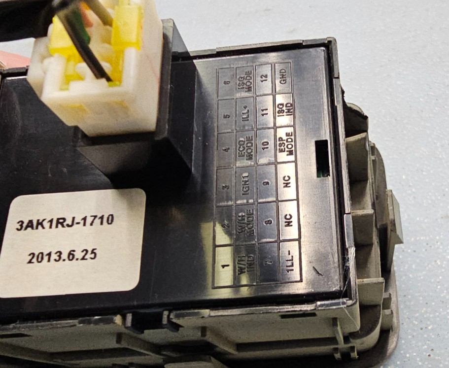 🔥2012-2017 Hyundai Accent OEM Dimmer Active ECO Traction Control Switch Tan
