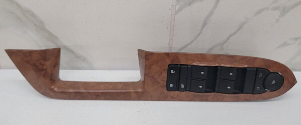 08-09 BUICK ENCLAVE LH LEFT DRIVER MASTER POWER WINDOW SWITCH OEM Woodgrain WS28