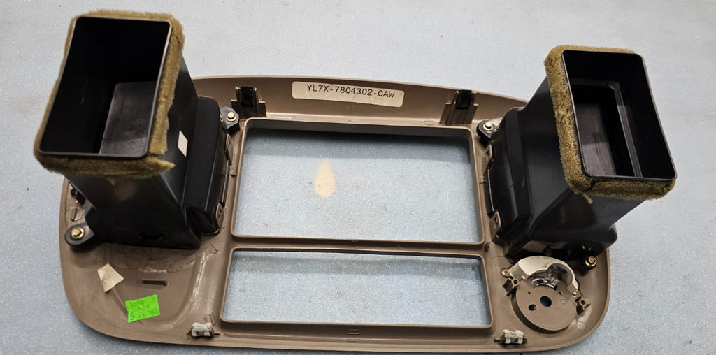 🔥97-03 Ford F150 F-150 Dash Radio Stereo Climate BEZEL Trim Panel Line TAN B1