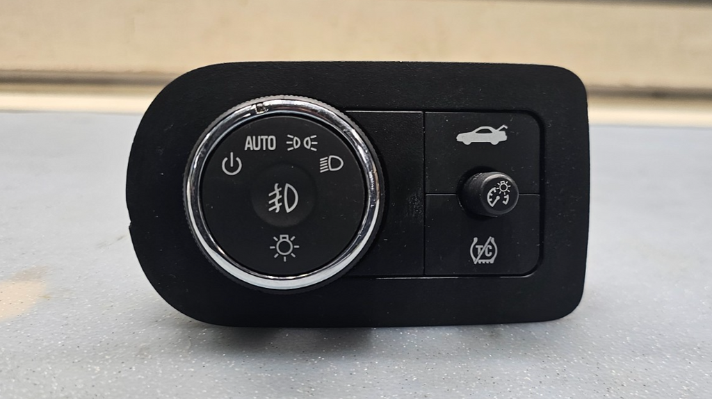 🔥06-12 CHEVY IMPALA DASH HEADLIGHT HEADLAMP DIMMER TRUNK CONTROL SWITCH BLACK