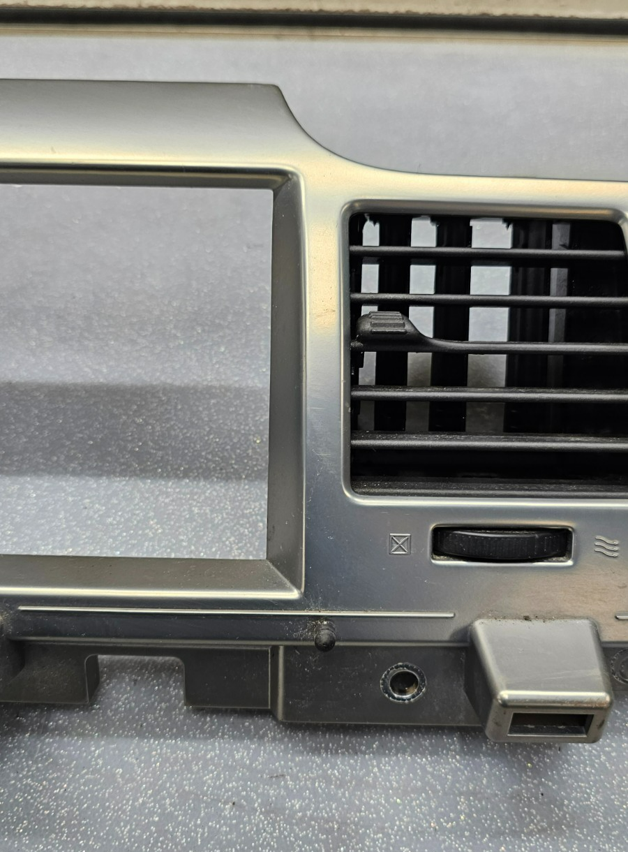 🔥09-12 LINCOLN MKS Dash Radio Stereo Display Trim Bezel Instrument Panel Silver