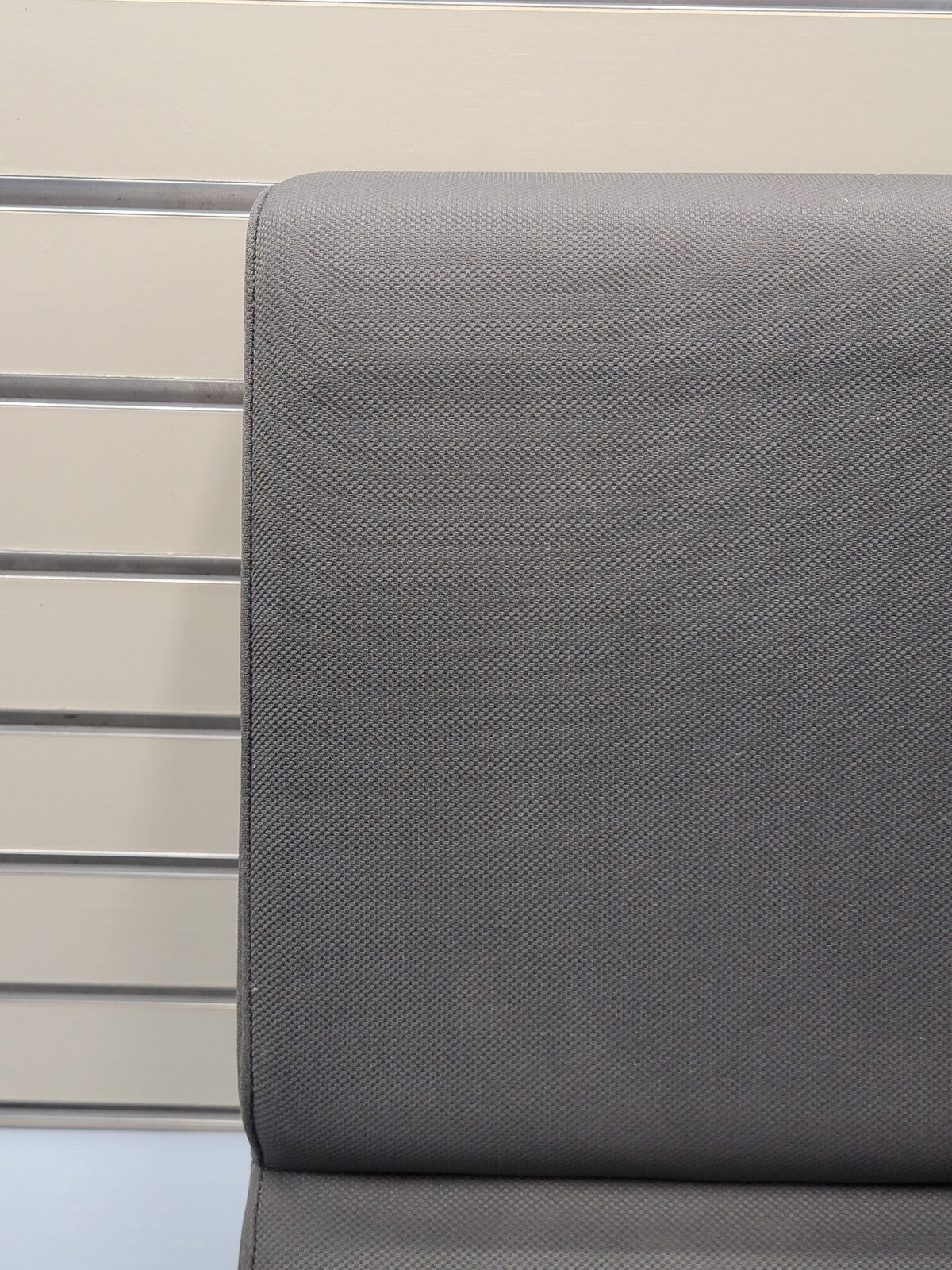 04-08 Ford F-150 Jump Seat Center Console Armrest CupHolder Cloth dark gray JS1