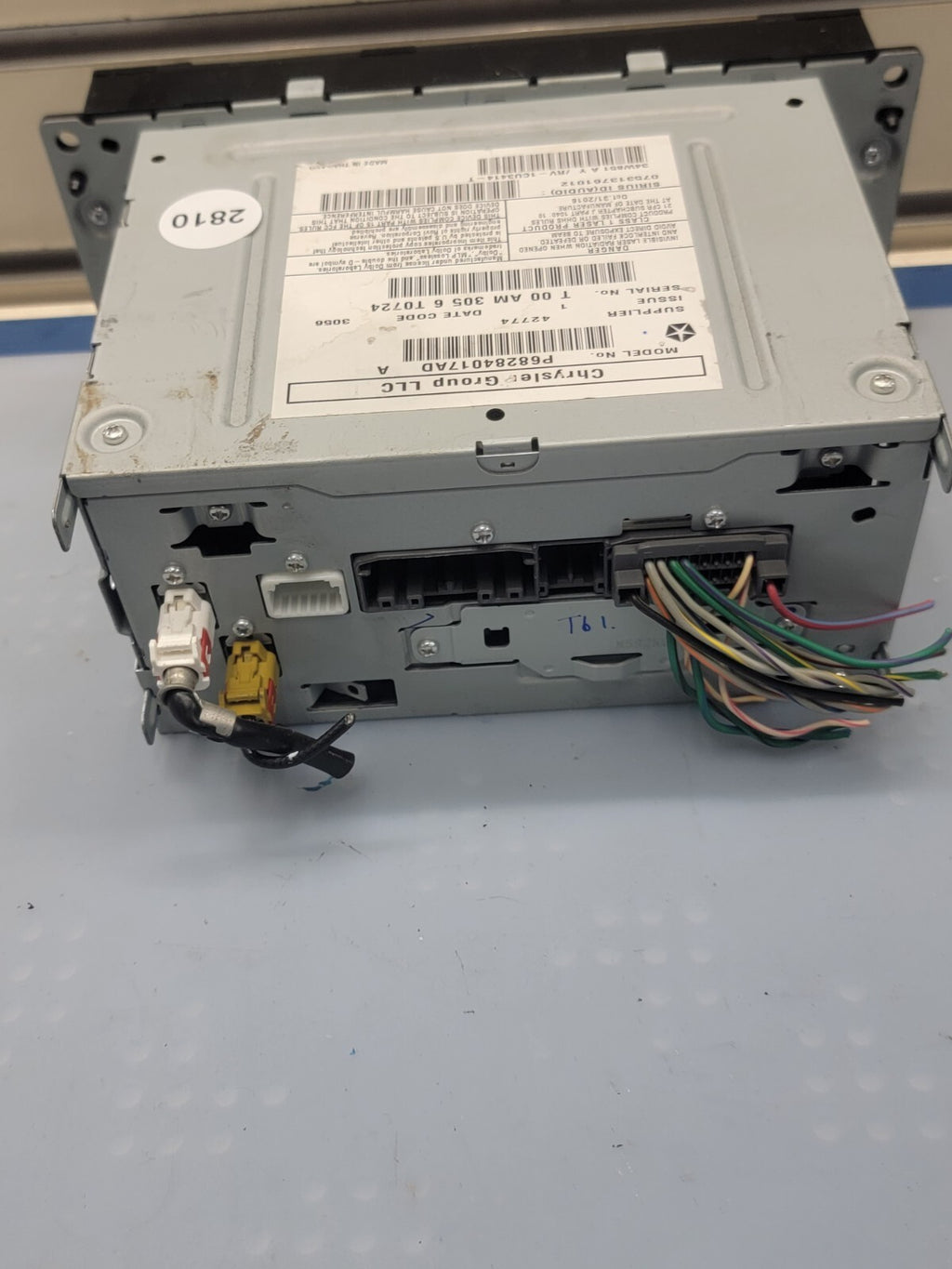 🔥2011-2013 Dodge DURANGO Radio Display Receiver RBZ Satellite AM FM CD OEM