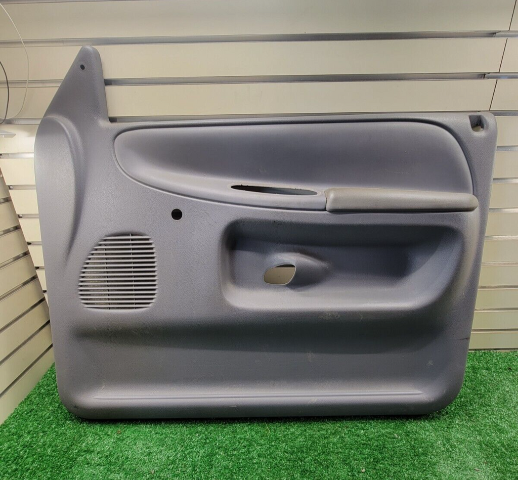 🔥94-97 Dodge RAM 1500 Interior DOOR Panel Front Passenger GRAY Pickup TruckD9