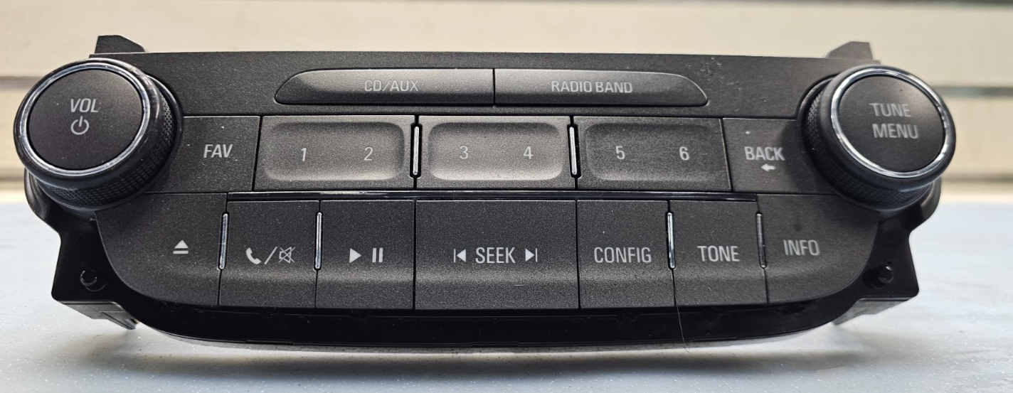 🔥13-15 Chevy Malibu Dash AM FM Radio Stereo Receiver Control Trim Panel Black