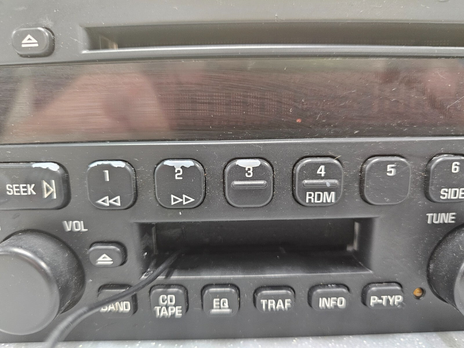 🔥04-06 Century Rendezvous Dash AM FM Radio Stereo CD Player Cassette Black OEM