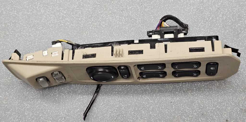 🔥03-07 CADILLAC CTS SRX LEFT Driver Door Master Power Window Switch Tan OEM