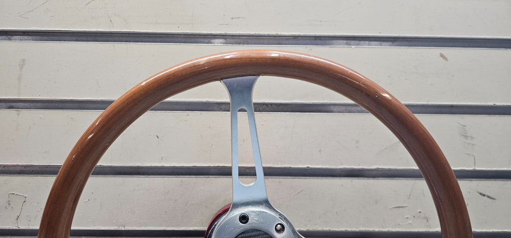 🔥78-91 Mercedes W123 W124 R107 240D 260E Steering Wheel Wood Classic Silver