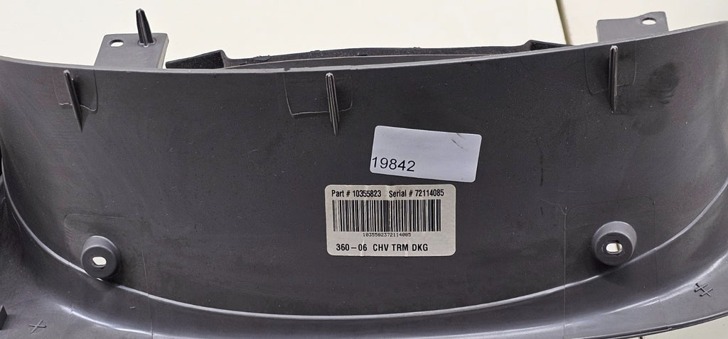 02-09 Trailblazer Dash Instrument Cluster Speedometer Bezel Trim Panel Gray C10