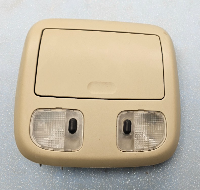 🔥10-12 Fusion Milan MKZ Overhead Console Dome Map Light Lamp Unit Storage TAN