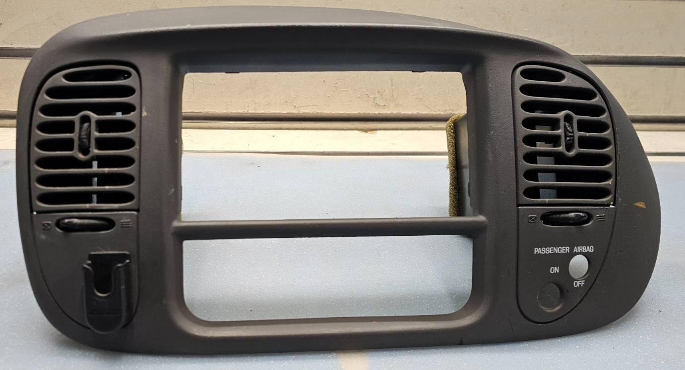 🔥97-03 FORD F150 Expedition Dash Climate Control Radio Stereo Bezel DARK GRAY