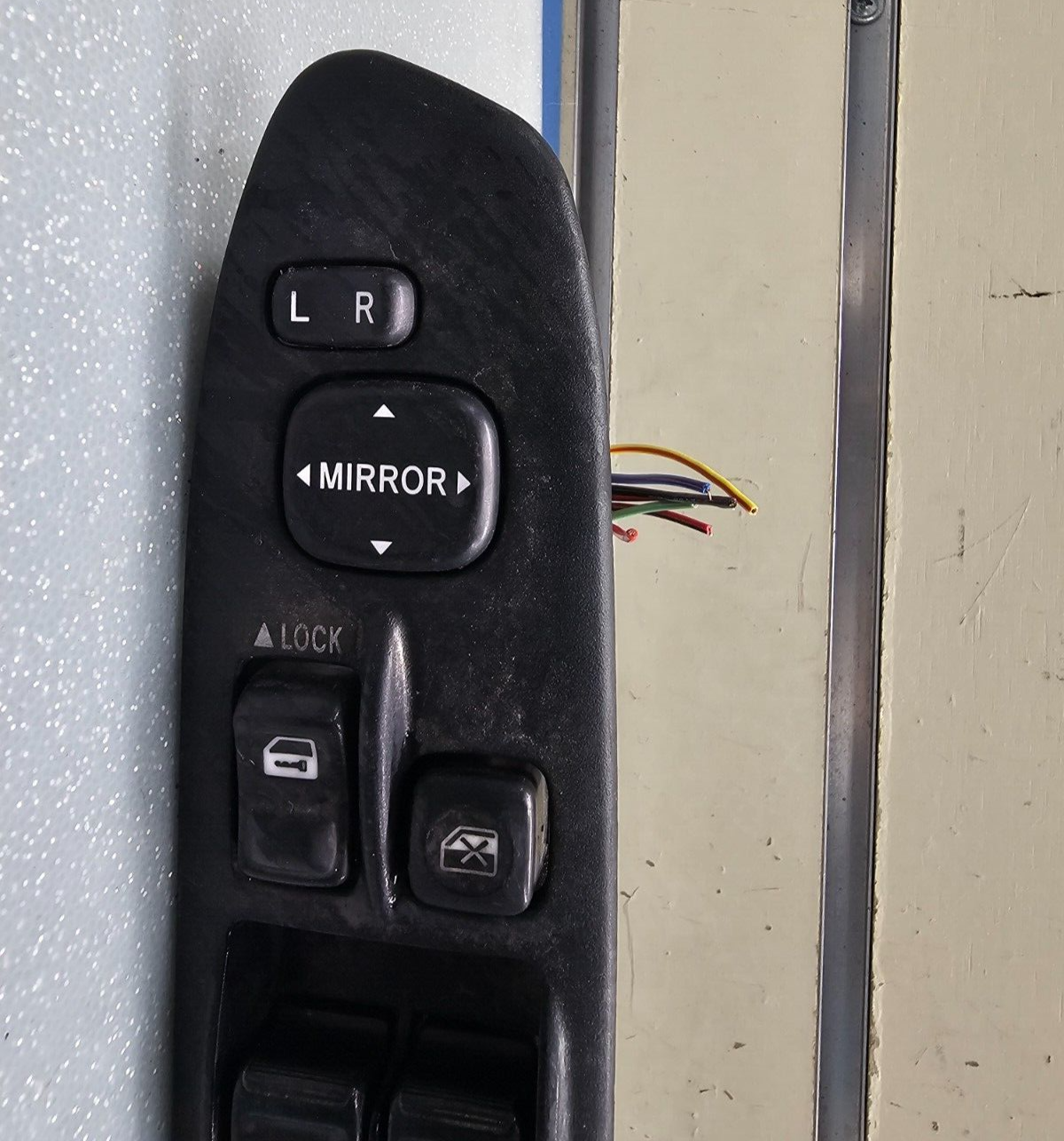 02-06 Toyota Camry Front Left Driver Master Power Window Switch Assembly Black