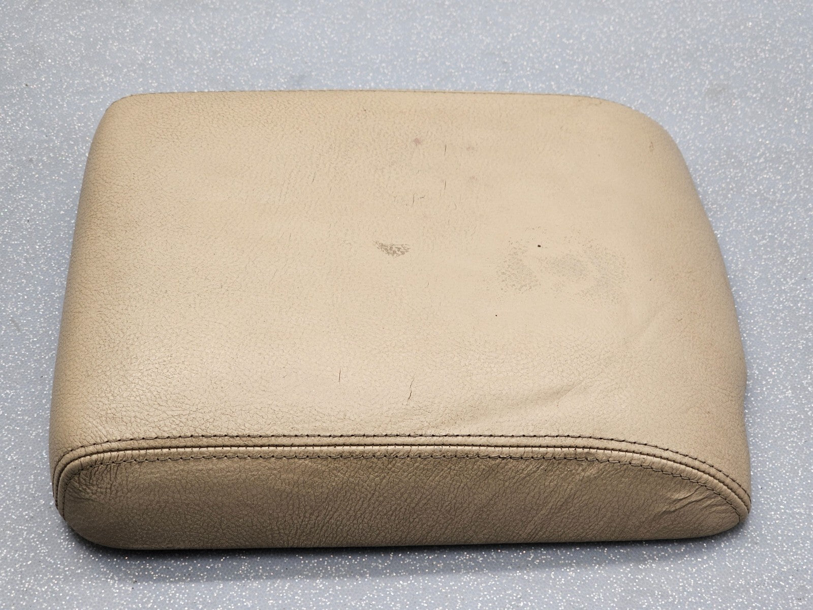 🔥99-04 Land Rover Discovery Center Console Leather Armrest Top Lid Assembly Tan