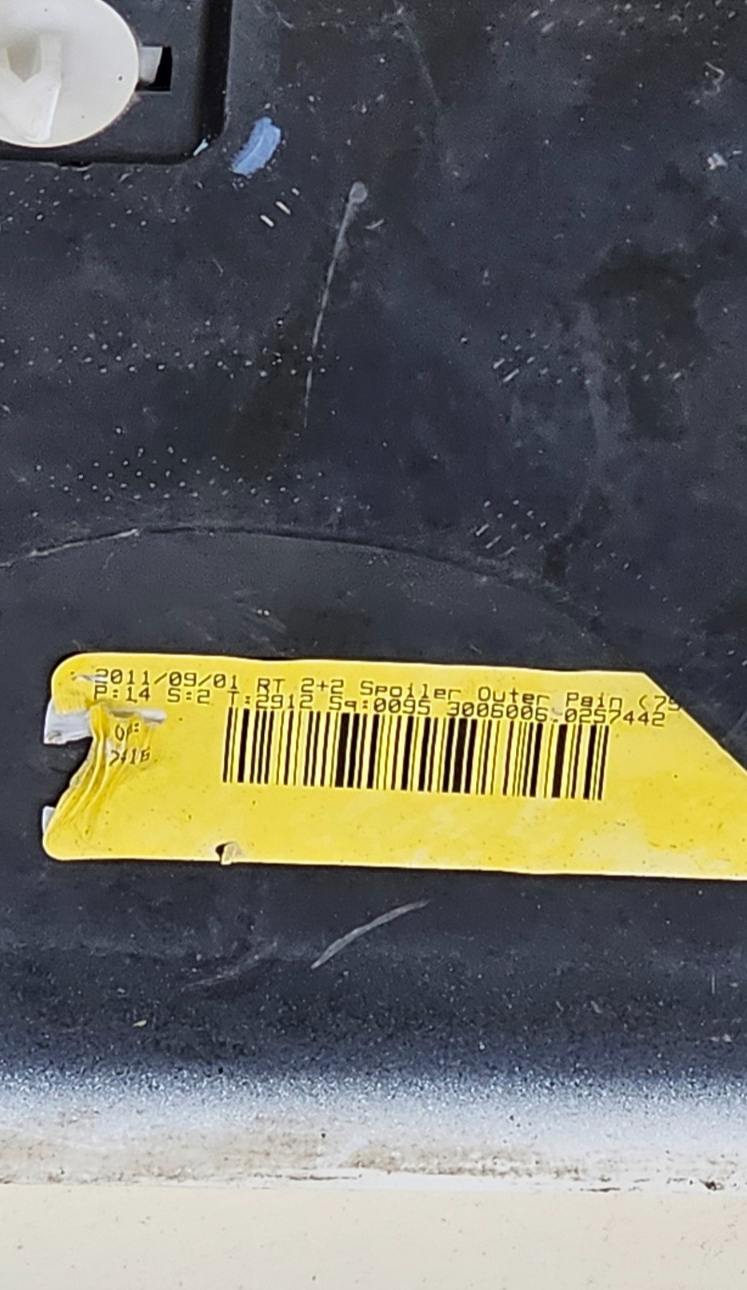 🔥11-20 Dodge Grand Caravan Rear Upper Hatch Spoiler Wing Mount Break white OEM
