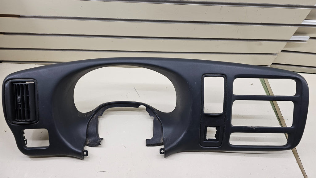 🔥96-02 Express GMC Savana Dash Instrument Cluster Speedometer Bezel Panel Black