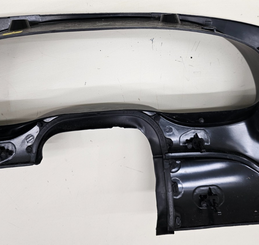 🔥97-03 Ford E-150 Econoline Dash Instrument Cluster Bezel Climate Radio Black