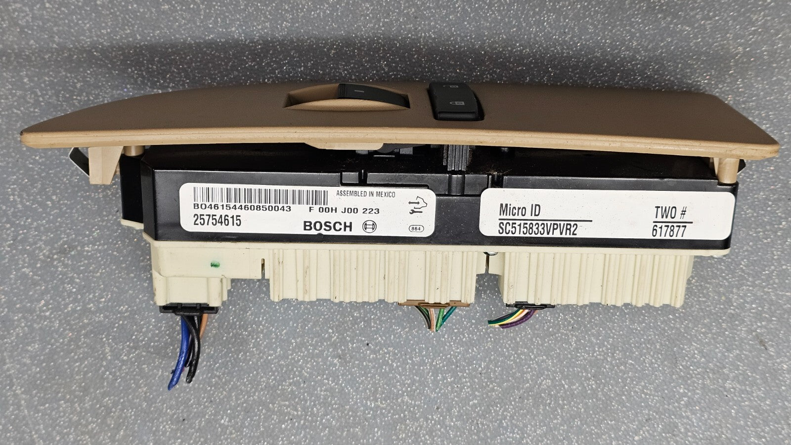 🔥06-11 Buick Lucerne Front Right Passenger Power Window Switch Assembly Tan OEM