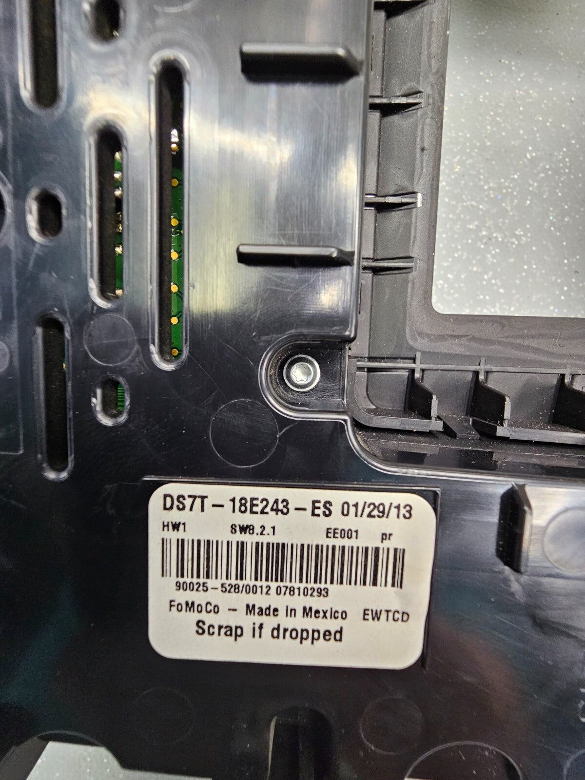 🔥2013-2016 FORD FUSION RADIO/HEATER AC CLIMATE CONTROL SWITCH PANEL BEZEL BLACK