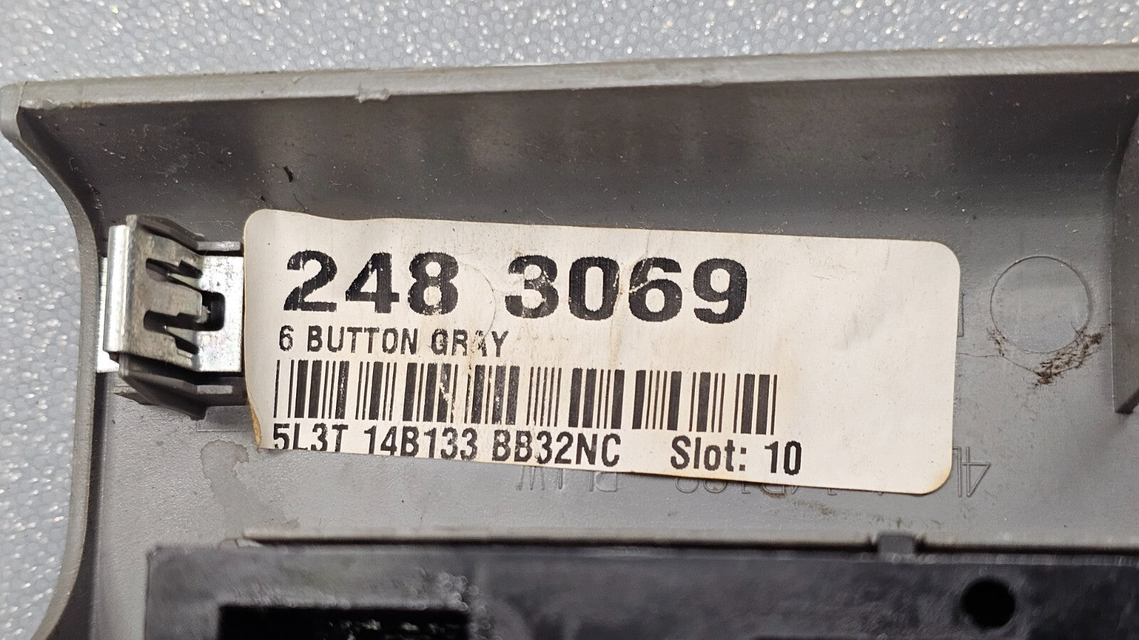 🔥04-08 Ford F150 Left Driver Master Door Window Power Switch Control Gray WS24