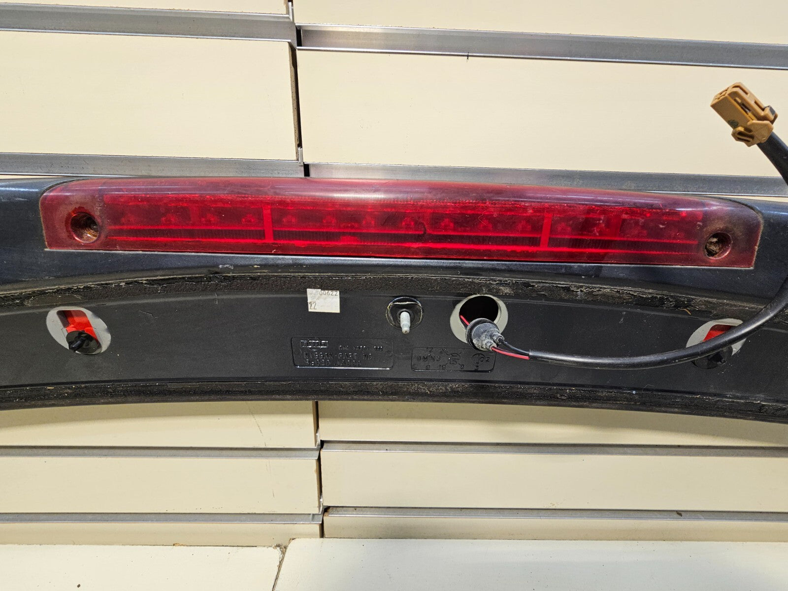 🔥2007-2012 Nissan Altima Sedan Rear Trunk Spoiler With Third Brake Light Black