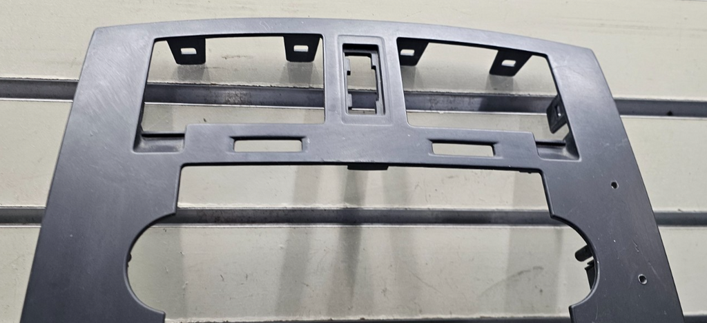 🔥05-07 Dodge DAKOTA Center Dash RADIO BEZEL AC Vents Trim Carbon Silver B12