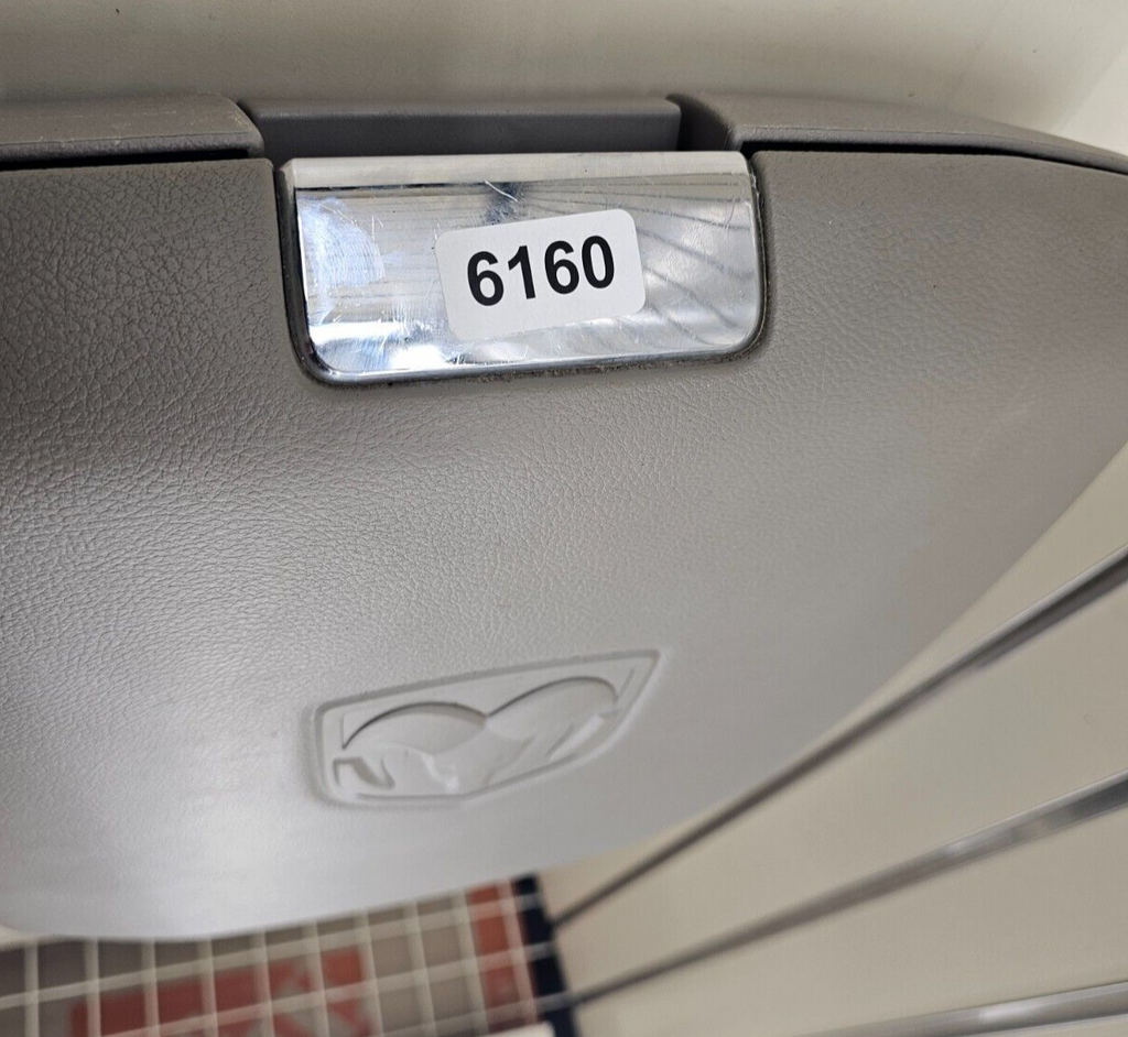 🔥09-12 Dodge RAM 1500 2500 Front Center Console Lid Armrest Leather Cover Gray