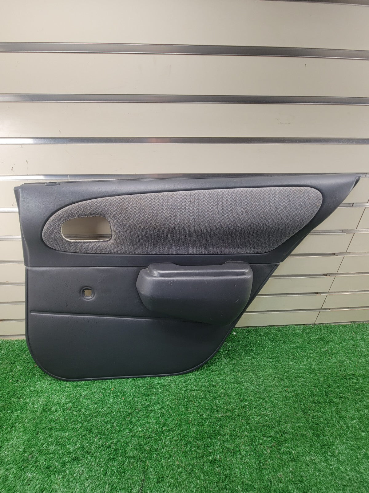 🔥93-97 Toyota Corolla RIGHT PASSENGER Rear Door Panel OEM DARK GRAY Cloth