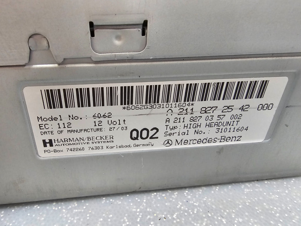 🔥06-08 Mercedes W211 W219 CLS550 E350 E550 Head Unit Navigation Radio OEM