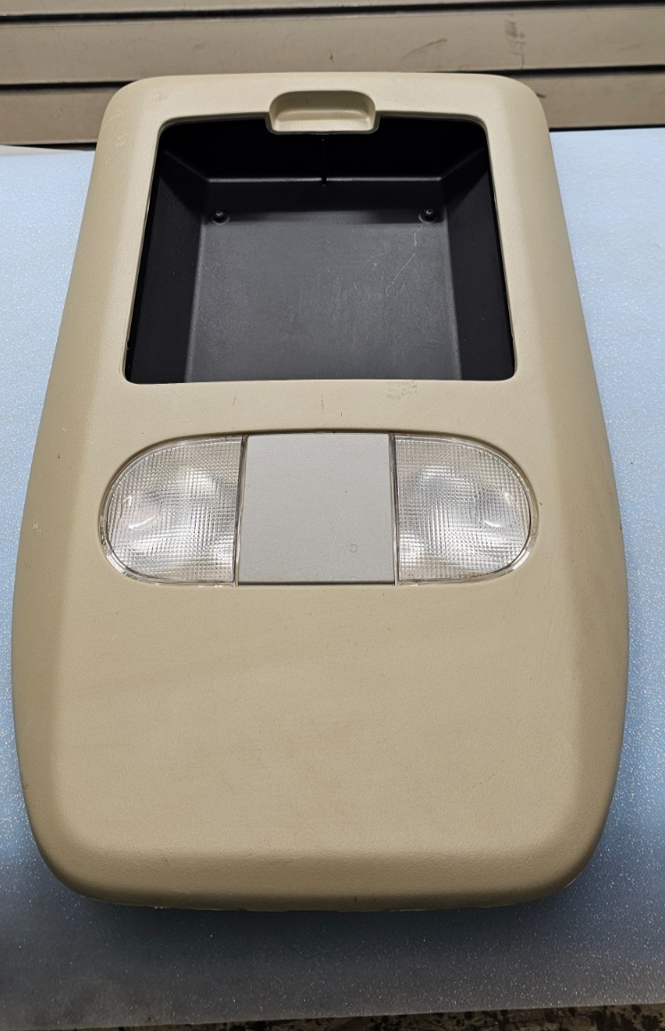 🔥04-08 Ford F-150 F150 Overhead Console DOME Light Lamp Roof Storage Tan
