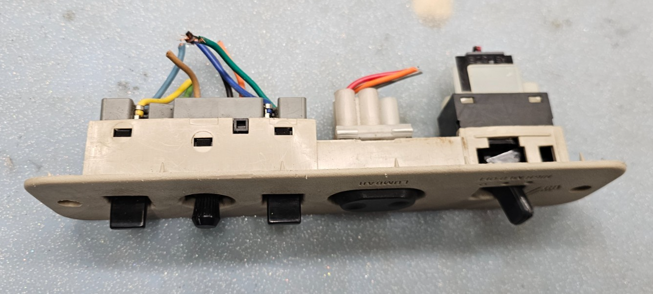 🔥1999-2002 Cadillac Escalade Tahoe Passenger Seat Control Switch Gray OEM