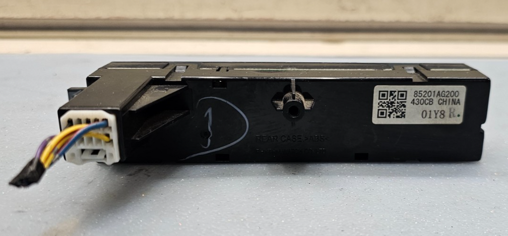 🔥2007-2009 Subaru Legacy Digital Clock Time Display Factory Black OEM