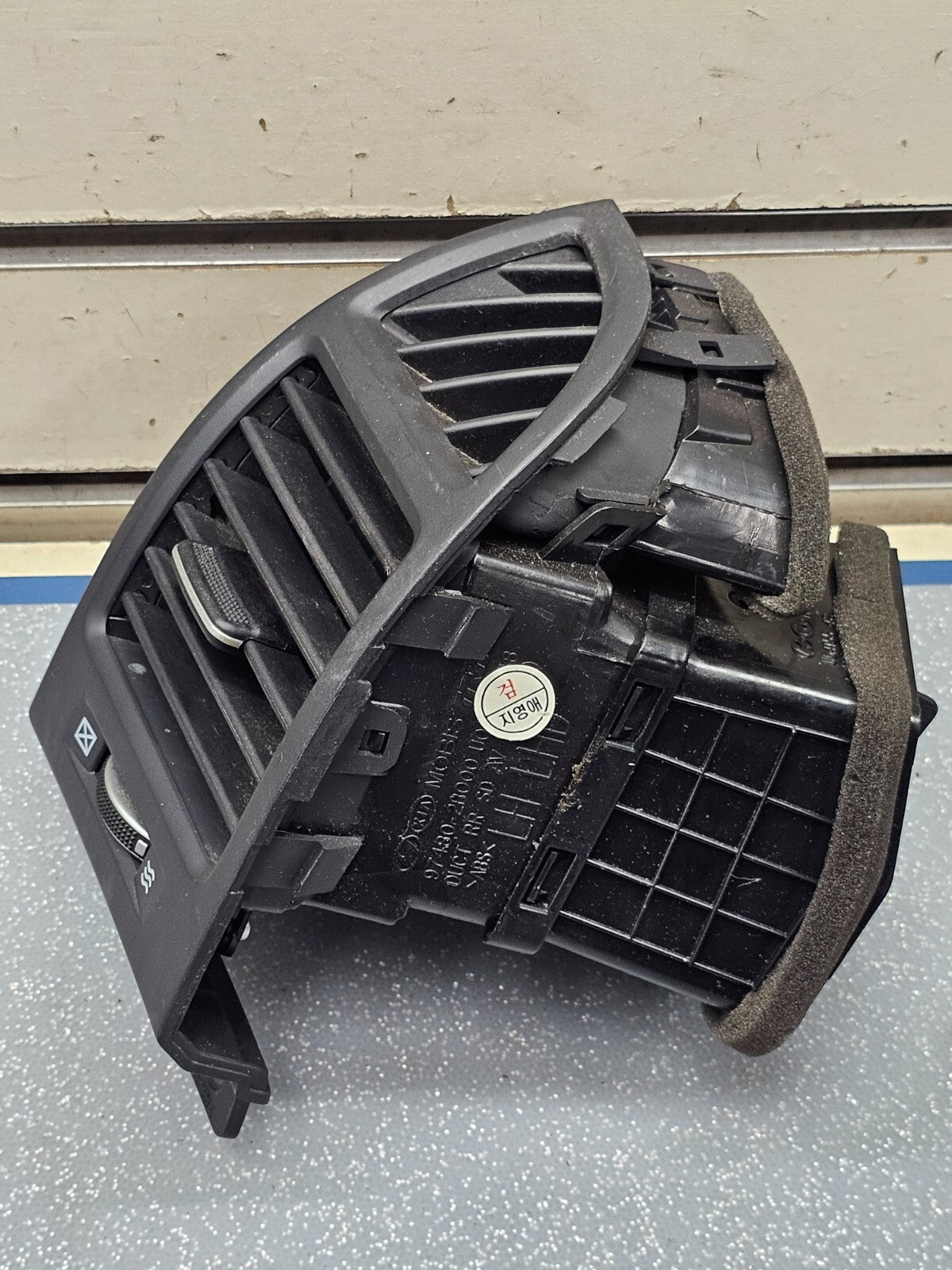🔥07-12 HYUNDAI SANTA FE DASH LEFT DRIVER AC HEATER AIR VENT CONDITIONING BLACK