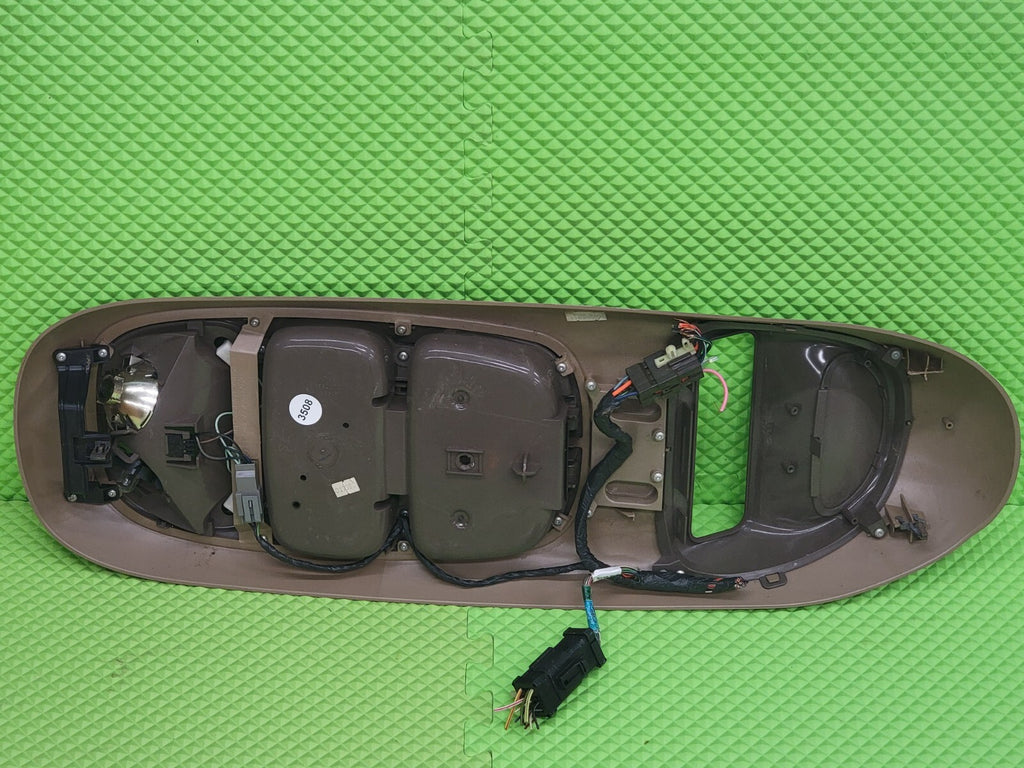 🔥97-02 Ford Expedition Overhead Climate Console Map Light Display OEM TAN