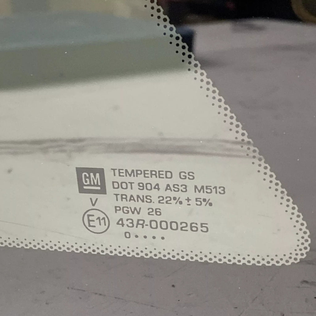 🔥10-17 GMC TERRAIN REAR LH LEFT DRIVER QUARTER WINDOW GLASS ASSEMBLY OEM