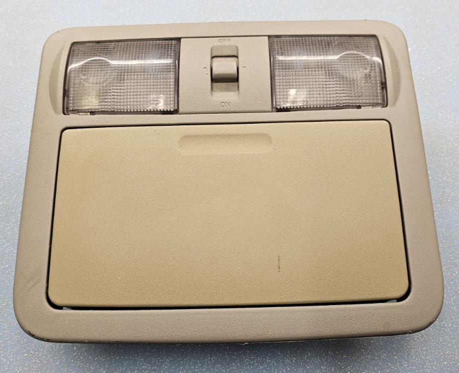 05-13 Nissan Frontier Xterra Pathfinder Overhead Console Map Dome Light OEM TAN